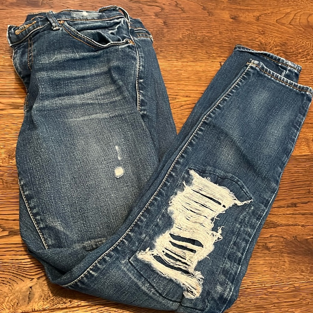 Mid rise skinny jeans, true religion